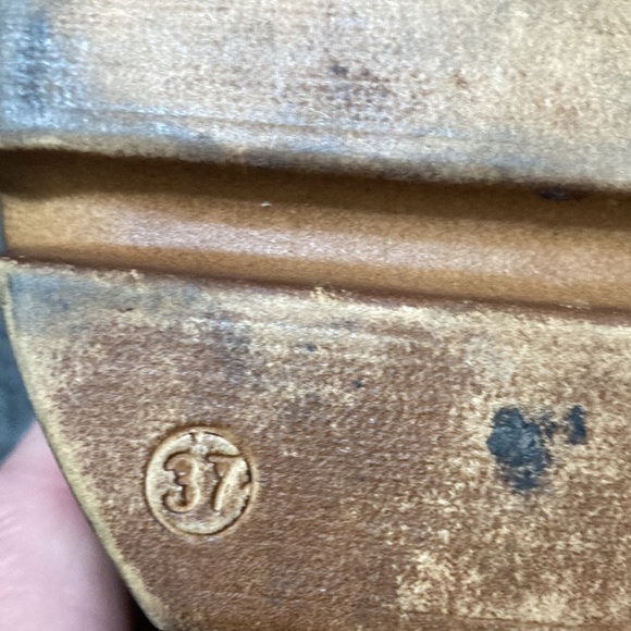 Crochet wedge shoes size 37 with 5 inch heel - Picture 5 of 7